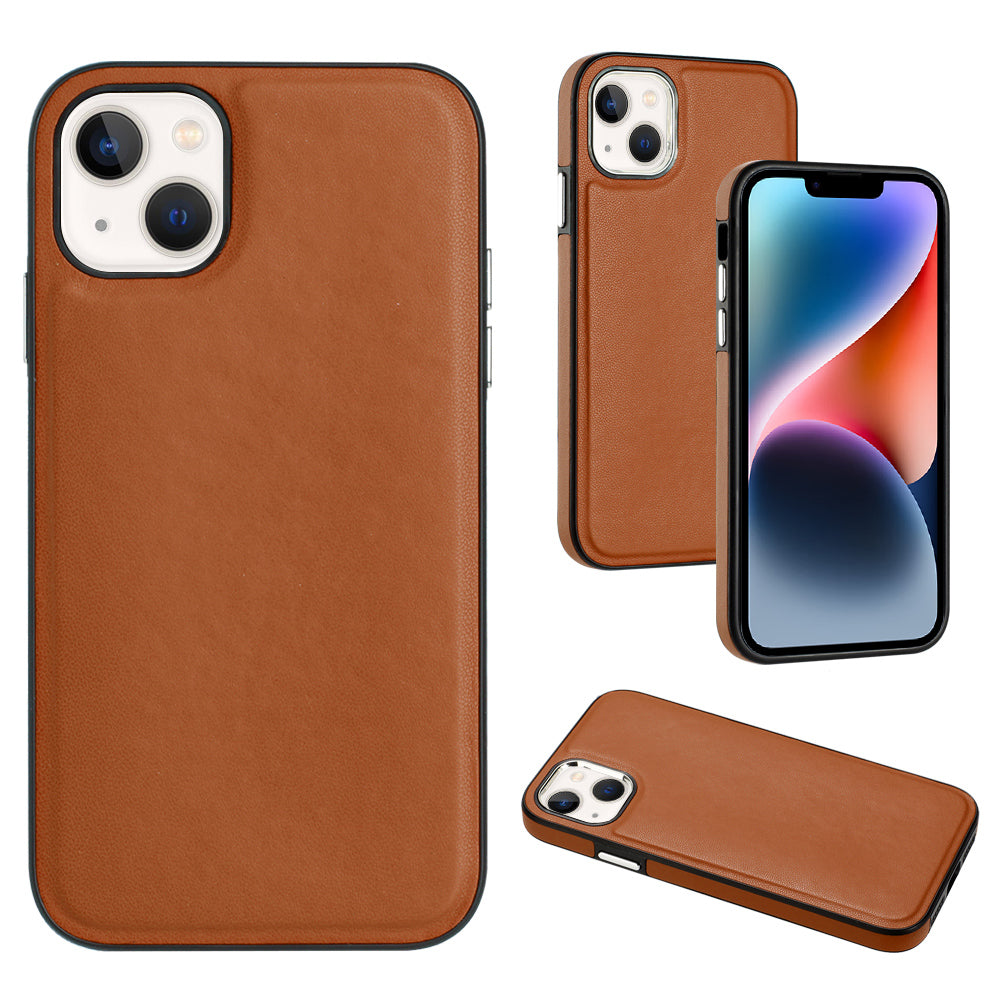 YB Leather Coating Series-6 For iPhone 14 Cell Phone Guard Cover Anti-scratch PU Leather TPU Case YB Leather Coating Series-6 For iPhone 14 Cell Phone Guard Cover Anti-scratch PU Leather TPU Case